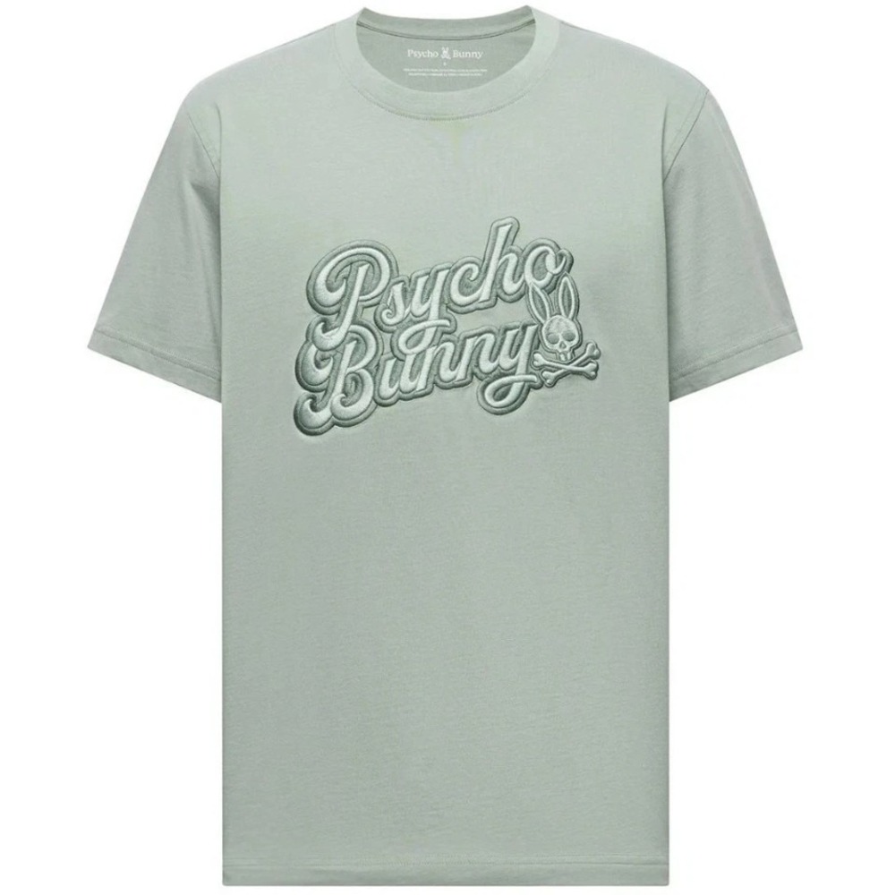 NWT $98 Psycho Bunny Shirt‎ Mens ICEBERG GREEN Elias Embroidery Graphic Tee 7/XL